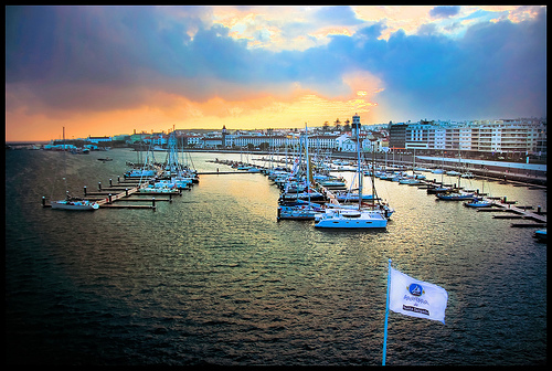 Marina de Ponta Delgada, The Azores, Portugal. Photo: Ray Devlin, used under Creative Commons License (By 2.0)