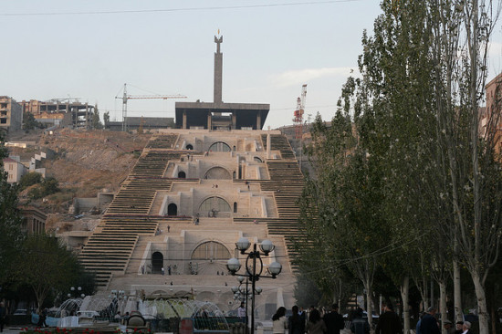 Cascades, Yerevan, Armenia - Photo: Arthur Chapman, used under Creative Commons License (By 2.0)