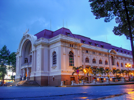 Saigon Opera House, Ho Chi Minh City, Vietnam - Photo: Jorge Láscar via Flickr, used under Creative Commons License (By 2.0)