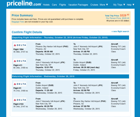 [FARE GONE] Delta – $528 – $719: Phoenix / Dallas / Miami / Philadelphia / Charlotte / St. Louis ...