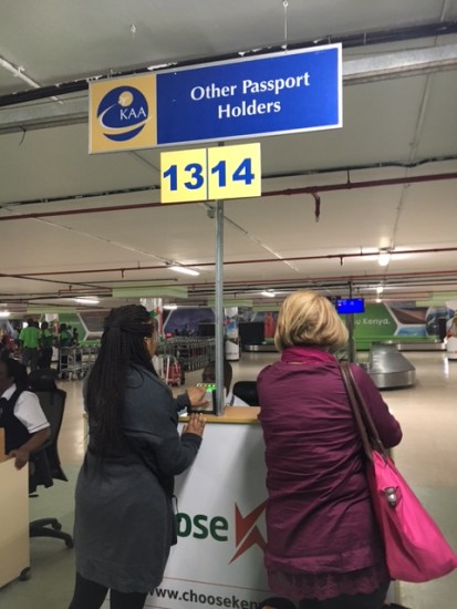 Immigration at Jomo Kenyatta International Airport, Nairobi, Kenya - Photo: (c) 2016 - Brian Oliver of Beyond Bmore