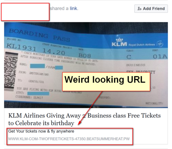 Avoid the Free Tickets Scams on Social Networks