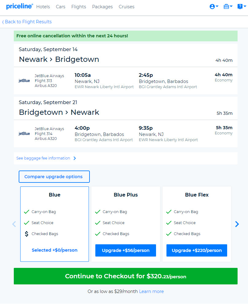 jetBlue – $320: Newark – Barbados. Roundtrip, including all Taxes – The ...
