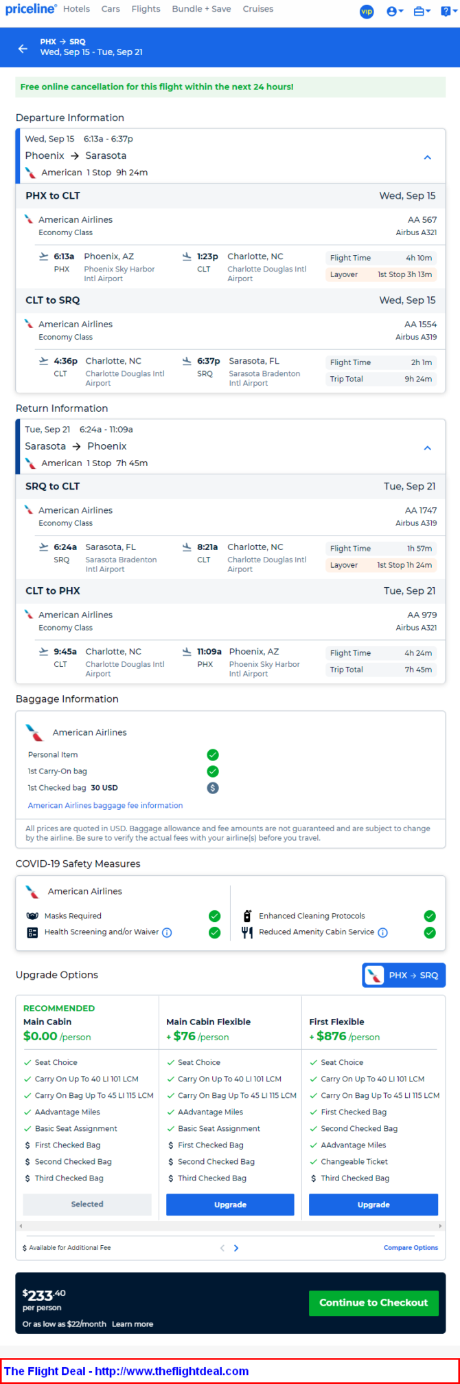 order ticket flight Sarasota to Flagstaff by call