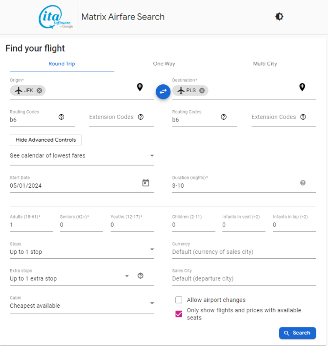 round trip flights jetblue